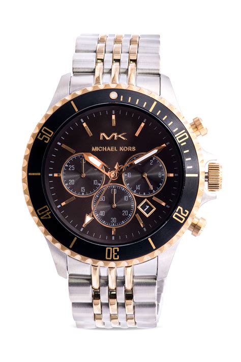 michael kors bayville automatic chronograph two-tone stainless steel watch|Michael Kors Bayville Chronograph Automatic Men's .